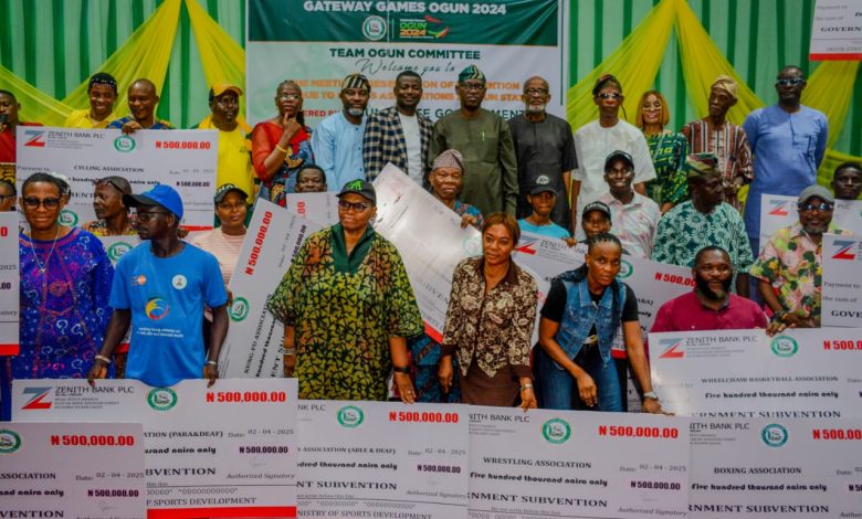 NSF: Ogun Approves N16.5m to 33 Sport Associations