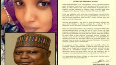 Rape allegations: Lady admits lying,withdraws petition, apologises to Ex-minister Turaki