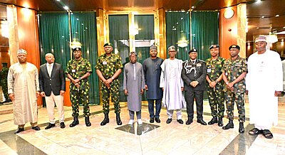 BREAKING: President Tinubu meets service chiefs in Abuja