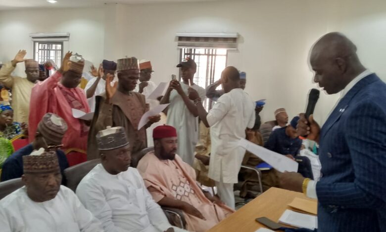 Adamawa PDP inaugurates local government caretaker committees after Fintiri‘s exit