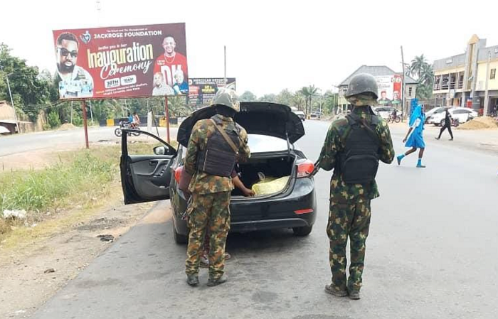 Army personnel raid Abia drugs bunk, arrest three suspects 