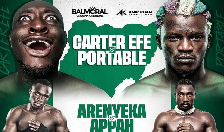 Carter Efe, Portable set for celebrity boxing showdown in Lagos Carter Efe, Portable set for celebrity boxing showdown in Lagos