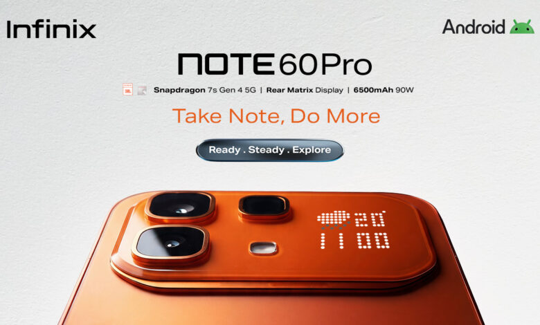 Infinix NOTE 60 SERIES Brings Innovation with Interactive Design and Snapdragon Processor Infinix NOTE 60 SERIES Brings Innovation with Interactive Design and Snapdragon Processor