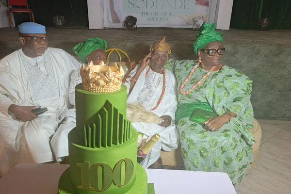 Obasanjo hails Oba Sodeinde at 100, describes monarch as selfless royal father