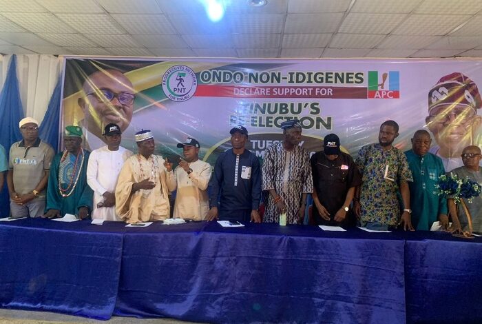 Ondo non-indigenes pledge one million votes for Tinubu’s 2027 re-election Ondo non-indigenes pledge one million votes for Tinubu’s 2027 re-election