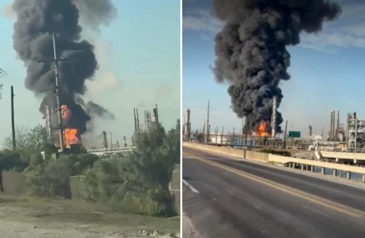 Residents ordered to stay indoors as explosion rocks US refinery Residents ordered to stay indoors as explosion rocks US refinery
