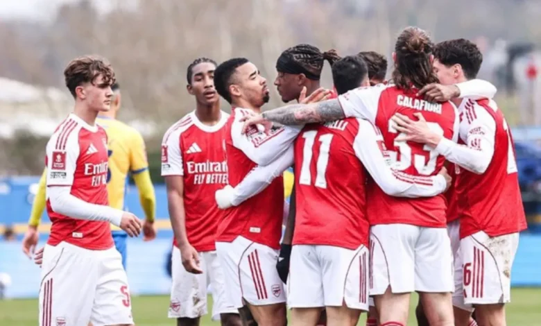 Arsenal survive FA Cup scare to make quarter-finals Arsenal survive FA Cup scare to make quarter-finals