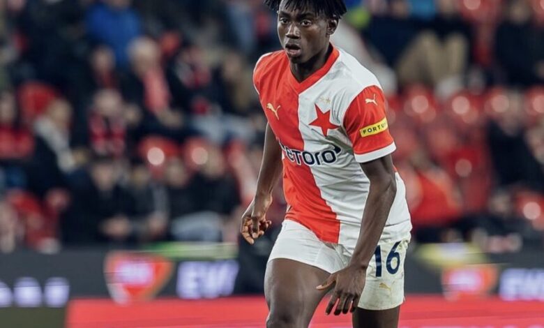 Czech: Moses powers Slavia Prague to victory over Sigma Olomou