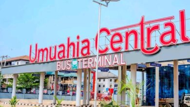 Otti names new Umuahia Bus terminal after Returning Officer who announced his electoral victory 