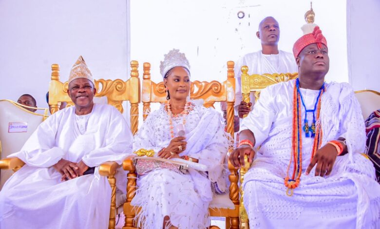 Glitz, Culture as Amosun’s Wife Bags Yeye Moremi Oodua Title, Marks 60th Birthday in Ile-Ife