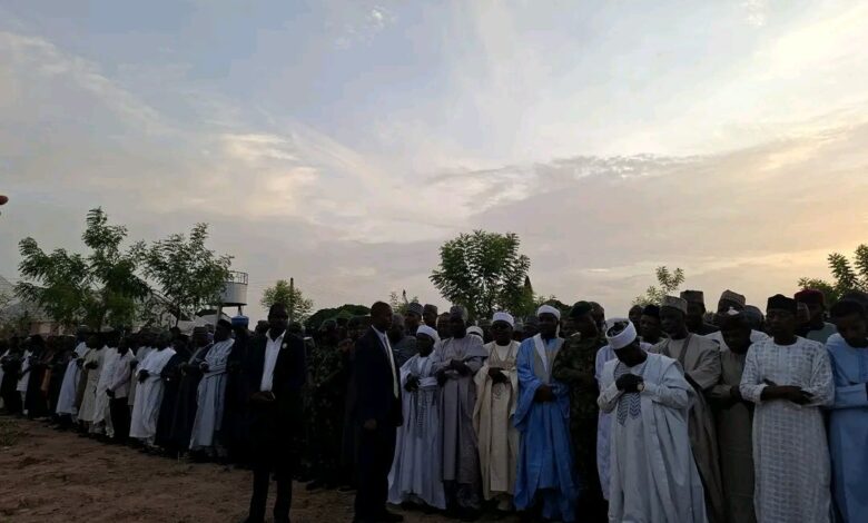 Funeral prayers held for General Rabe Abubakar in Katsina [Photos]