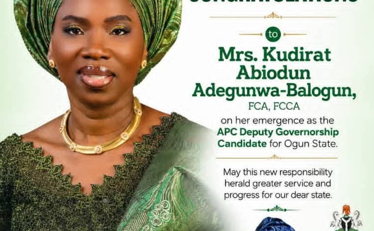 Ogun 2027: Balogun’s choice as APC deputy governorship candidate reflects party’s commitment to excellence – Hon Kashamu Ogun 2027: Balogun’s choice as APC deputy governorship candidate reflects party’s commitment to excellence – Hon Kashamu