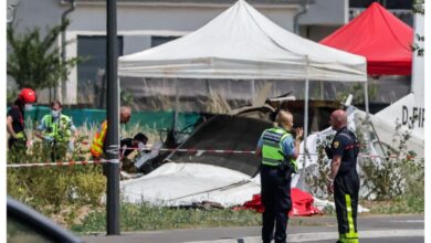 Pilot, 10 passengers die in eastern France plane crash