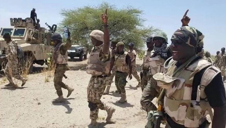 Nigerian troops confront ISWAP terrorists in face-to-face encounter [VIDEO]