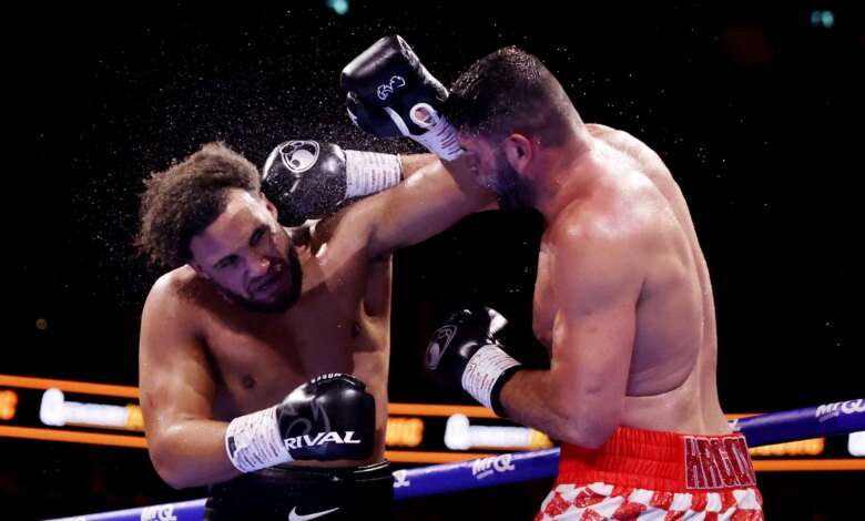 Boxing: Hrgovic wins IBF World Heavyweight title as Itauma hospitalised Boxing: Hrgovic wins IBF World Heavyweight title as Itauma hospitalised