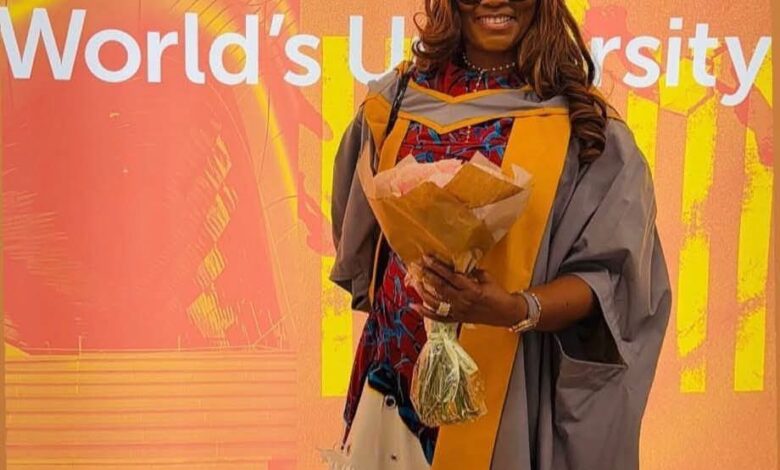 Ogun First Lady, Bamidele Abiodun, bags MSc in London University…. Salako Oyedele, Showunmi celebrate feat Ogun First Lady, Bamidele Abiodun, bags MSc in London University…. Salako Oyedele, Showunmi celebrate feat